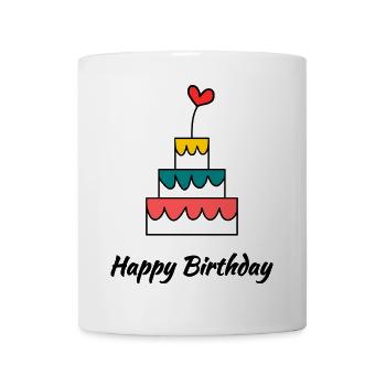 ALLES GUTE ZUM GEBURTSTAG. ALLES GUTE ZUM GEBURTSTAG. JAHRESTAG. - Tasse - Weiß - Vorne