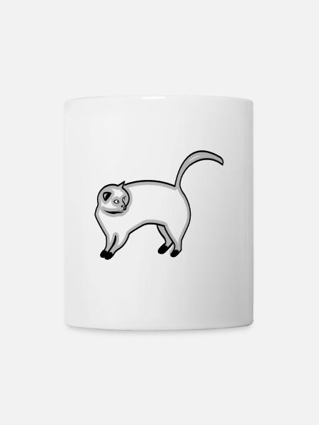 Katze - Tasse - Weiß