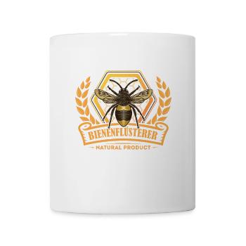 Honigbiene im Honigwaben Imker Bienenflüsterer  - Tasse - Weiß - Vorne