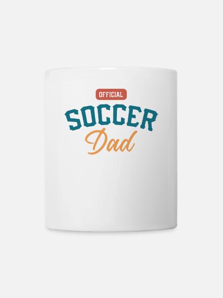 Official Soccer Dad Fußball Spielender Vater Papa - Tasse - Weiß