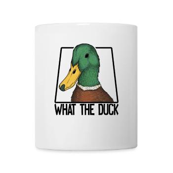What the Duck Funny Duck WTF Pun Ducks Joke - Mug - white - Front