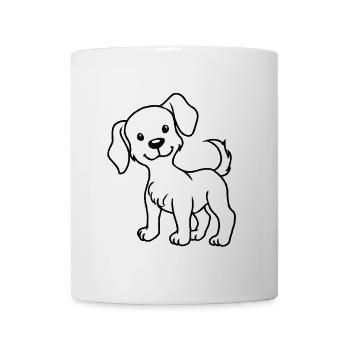 Hund Haustiere Hunde Kinder Hundeliebhaber Kind - Tasse - Weiß - Vorne