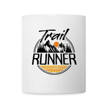 Trail Runner Traillauf Trailrunner Ultra Running - Mug blanc - blanc - Devant