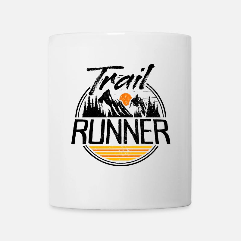 Trail Runner Traillauf Trailrunner Ultra Running - Mug blanc - blanc