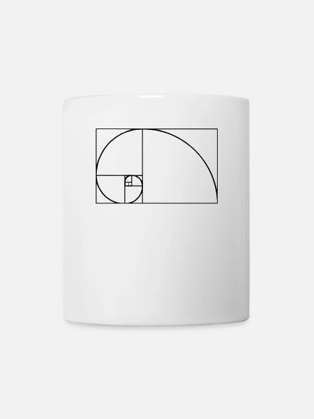 Tshirt Fibonacci - Mug blanc - blanc