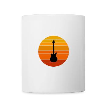 Musikgitarre - Tasse - Weiß - Vorne