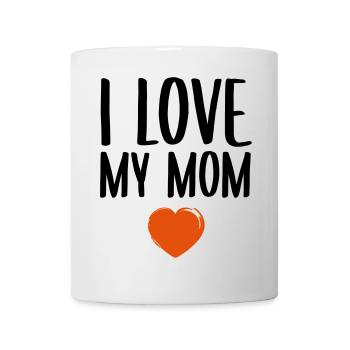 J'aime ma mère - Mug blanc - blanc - Devant