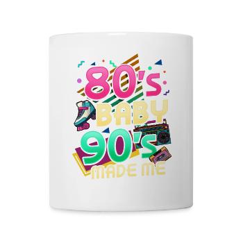 80s 90s Music Party Birthday - Mug - white - Front