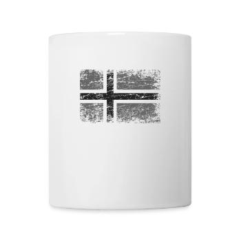 Drapeau Norvège drapeau norvégien - Mug blanc - blanc - Devant