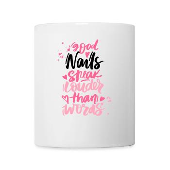 Nail polish nail design manicure nail salon nails - Mug - white - Front