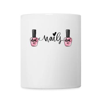 Nail polish nail design manicure nail salon nails - Mug - white - Front