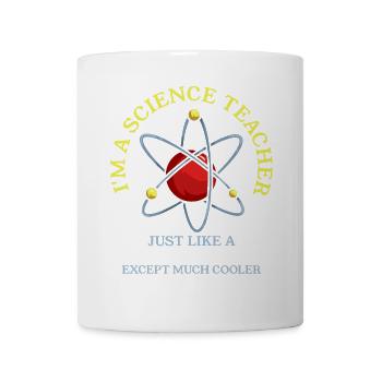 Naturwissenschafts-Lehrer Chemie Physik - Tasse - Weiß - Vorne