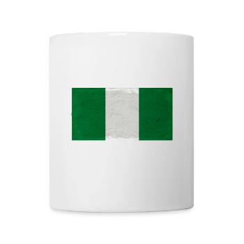 Texture du drapeau du Nigeria - Mug blanc - blanc - Devant