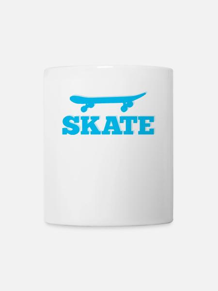 Skate Skateboard Skateboarder - Mug blanc - blanc