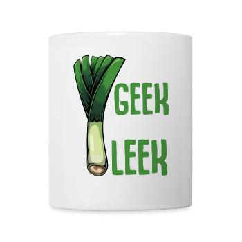 LauchGeek: Ich mag Lauch - Tasse - Weiß - Vorne