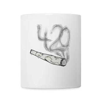 Joint - Tüte - Rauch 420 - Tasse - Weiß - Vorne