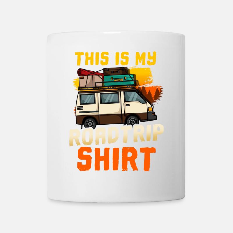 Camping-car Camping Rétro - Mug blanc - blanc