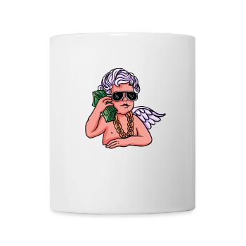 Cash Angel – Himmlisch stylisch mit dicker Kohle - Tasse - Weiß - Vorne
