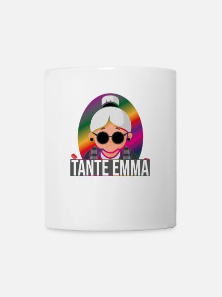 Tante Emma Festival Hardstyle Rave Geschenk - Tasse - Weiß