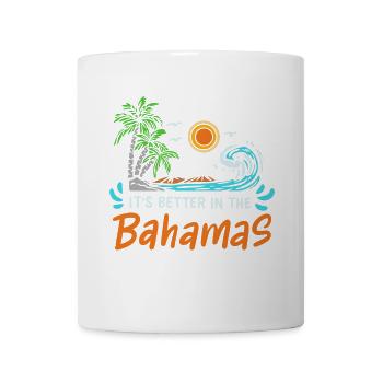 Bahamas rétro 80 ' s vacances d’été - Mug blanc - blanc - Devant