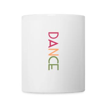 DANCE Design - Colorful Letter Art - Mug - white - Front