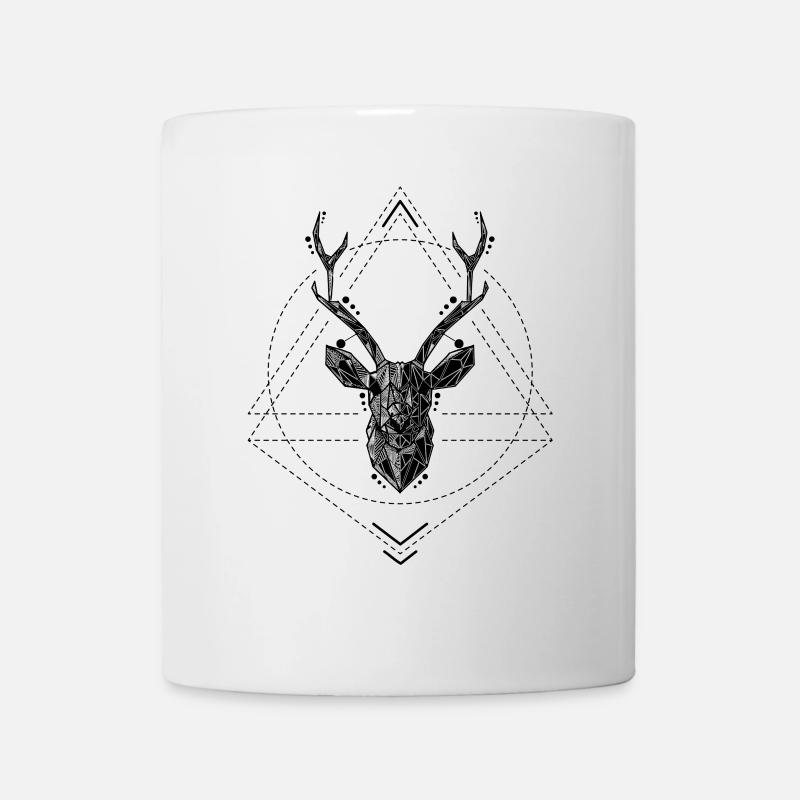 Hirsch - Tasse - Weiß