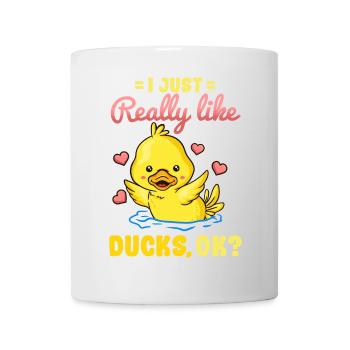 Duck Duck Lover - Mug - white - Front