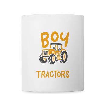 Tracteurs Tracteur - Mug blanc - blanc - Devant