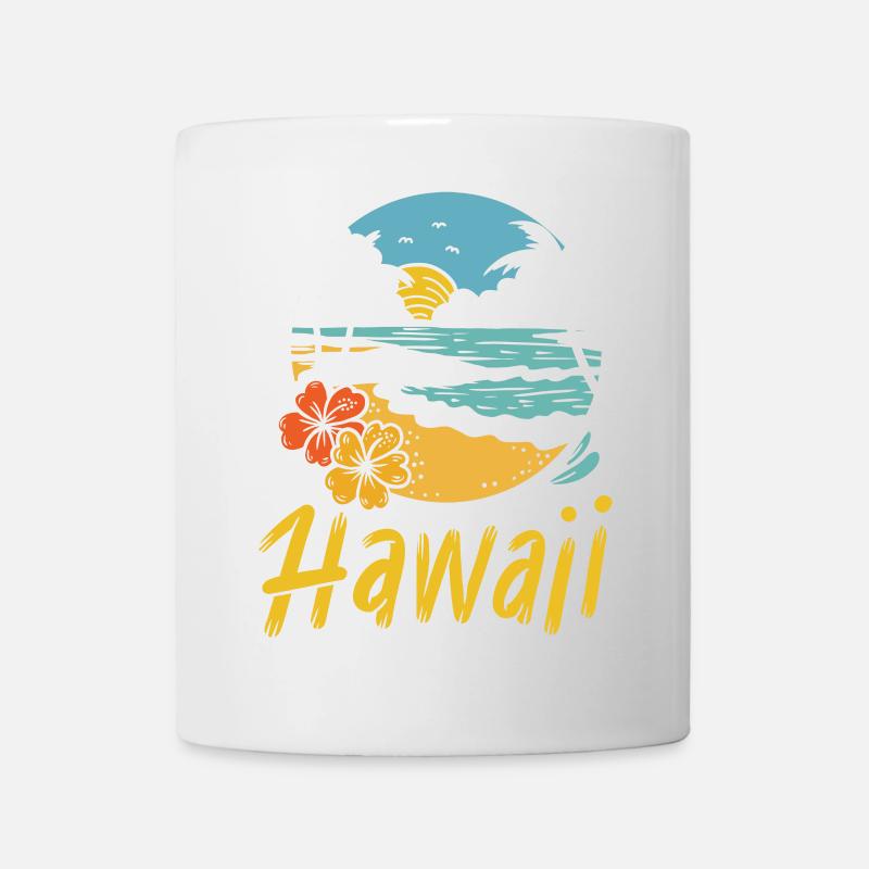 Hawaii Surfing Summer - Tasse - Weiß