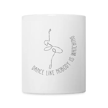 Ballett Tänzerin Ballerina - Tasse - Weiß - Vorne