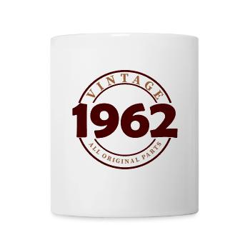 Timbre original vintage de 1962 - Mug blanc - blanc - Devant