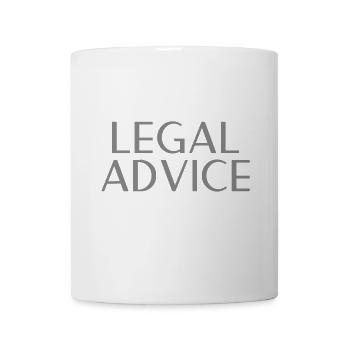 Lawyer legal advice - Mug - white - Front