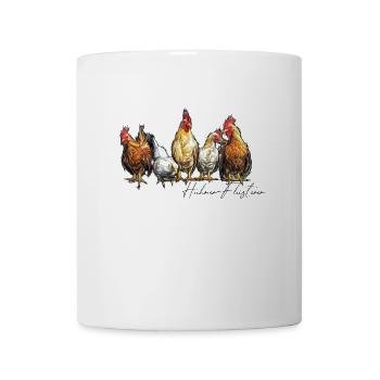 Chicken whisperer funny design for farmer breeders - Mug - white - Front