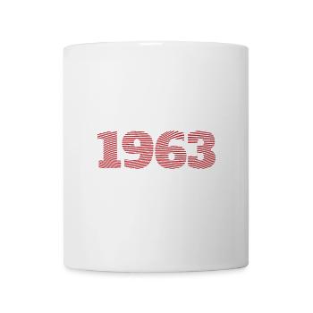 1963 Jahrgang - Tasse - Weiß - Vorne