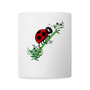 Botanique de coccinelle - Mug blanc - blanc - Devant
