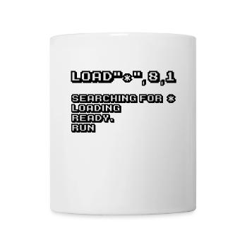 Retro Computing and 8-Bit Nostalgia - Mug - white - Front
