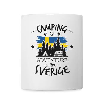 Camping Adventure Sweden Sverige Design - Mug - white - Front