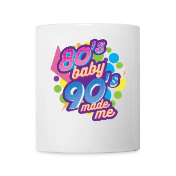 80s baby 90s made me 1980 1990 - Mug - white - Front