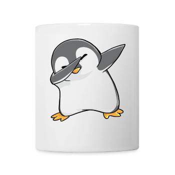 Pinguin Dabbing - Tasse - Weiß - Vorne