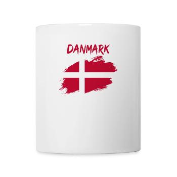Denmark danish flag flag - Mug - white - Front