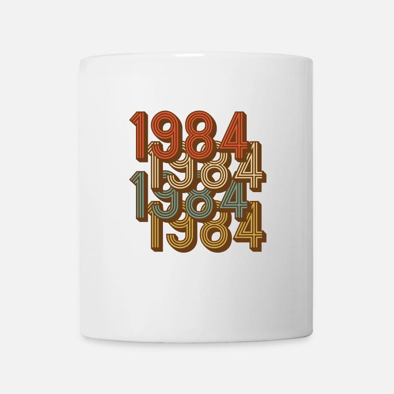 1984 millésime millésime rétro - Mug blanc - blanc