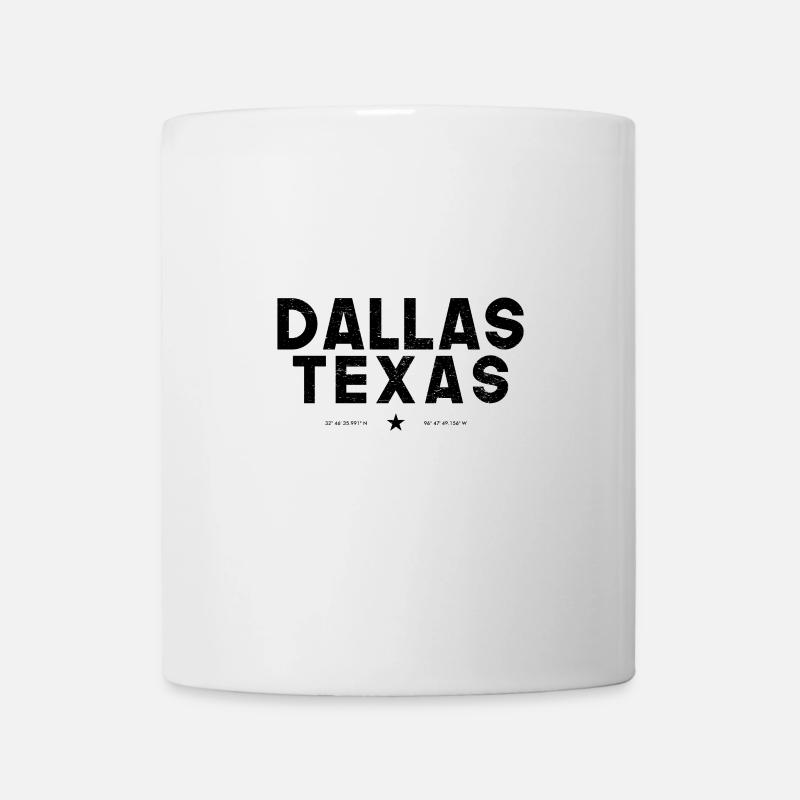 Dallas texas états-unis amérique - Mug blanc - blanc