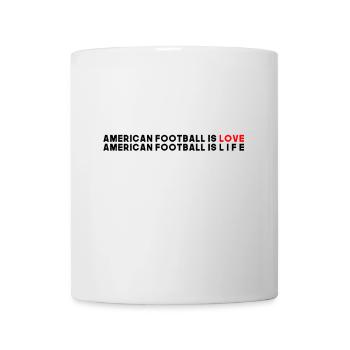 Football américain - Mug blanc - blanc - Devant