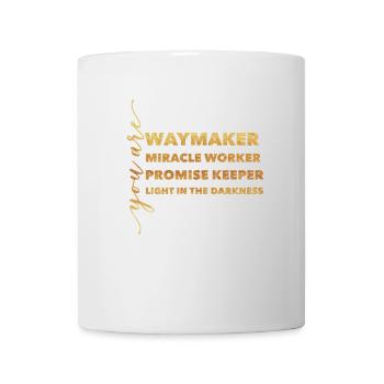 Waymaker & Christliche Kleidung - Tasse - Weiß - Vorne