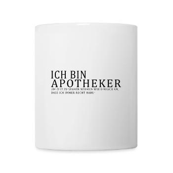 Ich bin Apotheker - Tasse - Weiß - Vorne