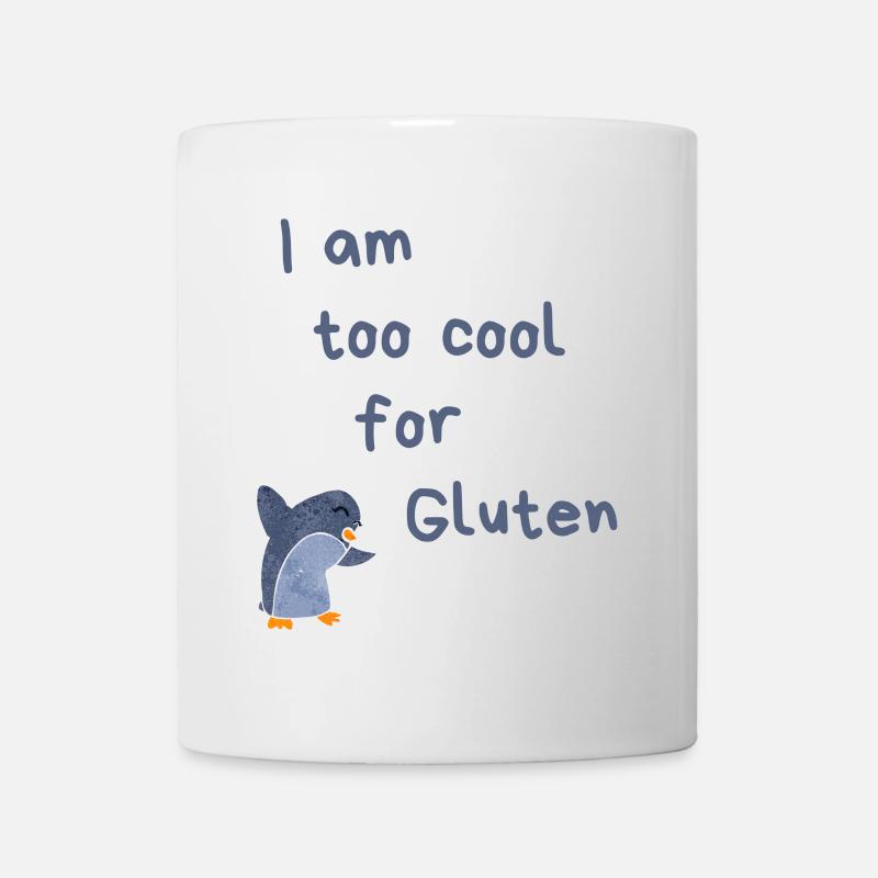 Je suis trop cool pour le gluten - Mug blanc - blanc
