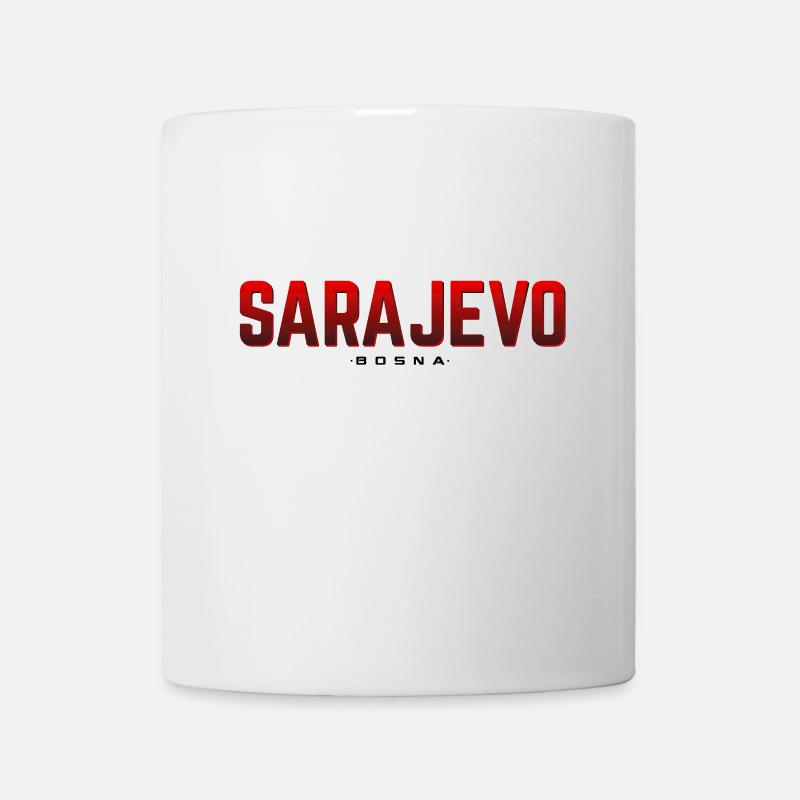 Bosnie Sarajevo - Mug blanc - blanc