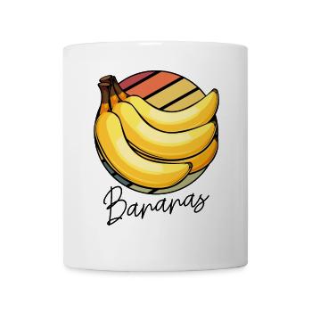 Banana Pop Art Circle - Mug - white - Front