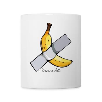 Banana with bandage cross - Mug - white - Front