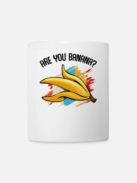 Bananes françaises PopArt - Mug blanc - blanc